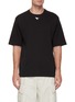 Main View - Click To Enlarge - PRADA - Logo Plaque Cotton T-Shirt