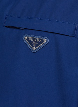  - PRADA - Logo Plaque Shirt Jacket