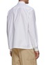 Back View - Click To Enlarge - PRADA - Triangular Logo Cotton Shirt
