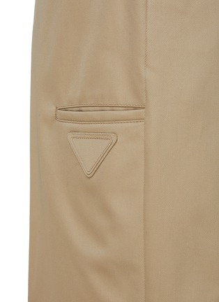  - PRADA - Logo Patch Cotton Shorts