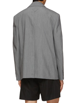 Back View - Click To Enlarge - PRADA - Single Breasted Notch Lapel Blazer