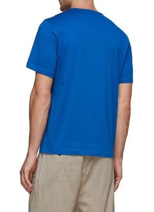 Back View - Click To Enlarge - THEORY - Precise Cotton T-Shirt