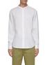 Main View - Click To Enlarge - THEORY - Irving Linen Band Collar Shirt