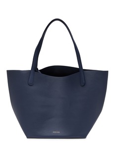 Mansur Gavriel Large Tote in Black with Gold Interior