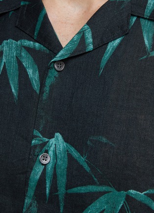  - THEORY - Camps Printed Linen Shirt