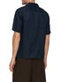 Back View - Click To Enlarge - THEORY - Noll Linen Short Sleeve Shirt