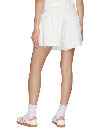 Back View - Click To Enlarge - SACAI - Belted Denim Shorts