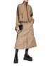 Figure View - Click To Enlarge - SACAI - Pleated Nylon Midi Skirt