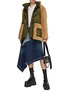 Figure View - Click To Enlarge - SACAI - Faux Shearling Blouson Gilet