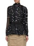 Main View - Click To Enlarge - SACAI - X Interstellar Pleated Belted Blouse