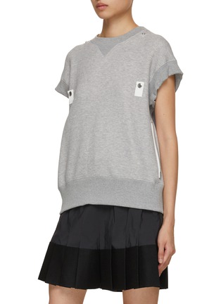 Front View - Click To Enlarge - SACAI - Sponge Sweat Sweater