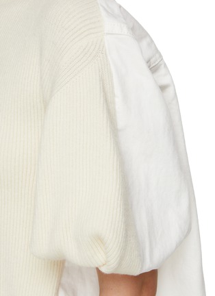 SACAI | Knit Puff Sleeve Top | Women | Lane Crawford