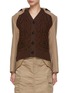 Main View - Click To Enlarge - SACAI - Convertible Wool Jacket x Knit Cardigan