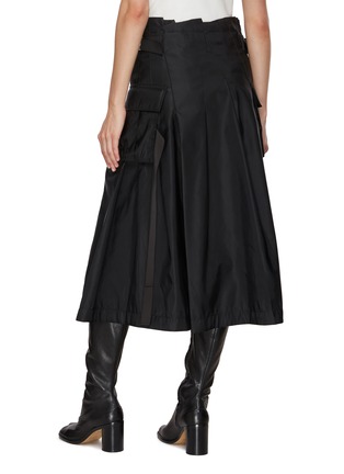 Back View - Click To Enlarge - SACAI - Buckled Wrap Midi Skirt
