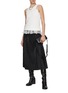 Figure View - Click To Enlarge - SACAI - Buckled Wrap Midi Skirt