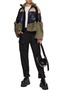 Figure View - Click To Enlarge - SACAI - Faux Shearling Padded Blouson Jacket