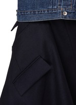 Sacai hotsell denim dress