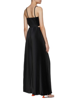 Back View - Click To Enlarge - ALICE & OLIVIA - Powell Pleated Jumpsuit