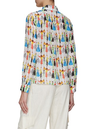 Back View - Click To Enlarge - ALICE & OLIVIA - Willa Stace Face Shirt