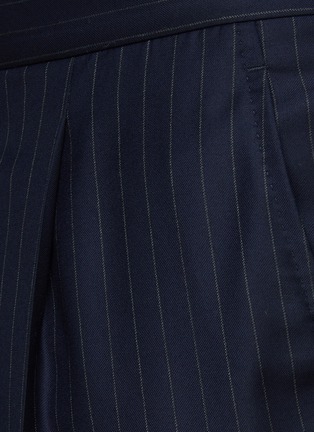  - BRUNELLO CUCINELLI - Pin Stripe Pleated Evening Pants