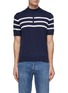 Main View - Click To Enlarge - BRUNELLO CUCINELLI - Striped Cotton Knit Top