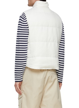 Back View - Click To Enlarge - BRUNELLO CUCINELLI - Buttoned Puffer Vest