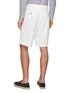 Back View - Click To Enlarge - BRUNELLO CUCINELLI - Linen Bermuda Shorts
