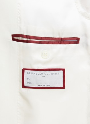  - BRUNELLO CUCINELLI - Silk Single Breasted Smoking Jacket