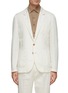 Main View - Click To Enlarge - BRUNELLO CUCINELLI - Single Breasted Linen Cotton Blazer