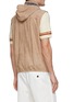 Back View - Click To Enlarge - BRUNELLO CUCINELLI - Packable Hood Leather Vest