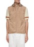Main View - Click To Enlarge - BRUNELLO CUCINELLI - Packable Hood Leather Vest