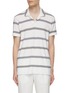 Main View - Click To Enlarge - ORLEBAR BROWN - Stripe Terry Towelling Polo Shirt