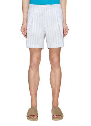 Main View - Click To Enlarge - ORLEBAR BROWN - Hannes Striped Cotton Shorts