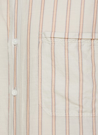  - ORLEBAR BROWN - Grasmoor Striped Cotton Shirt
