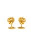 Main View - Click To Enlarge - TATEOSSIAN - Gold Plated Sterling Silver Twisted Rope Cufflinks
