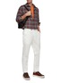 Figure View - Click To Enlarge - TOMORROWLAND - Plaid Linen Cotton Blend Shirt