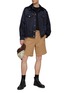 Figure View - Click To Enlarge - VALENTINO GARAVANI - Contrast Stitch Silk Jacket