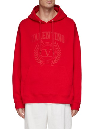 Main View - Click To Enlarge - VALENTINO GARAVANI - Logo Print Hoodie