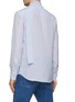 Back View - Click To Enlarge - VALENTINO GARAVANI - Hanging Collar Silk Shirt