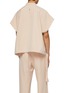 Back View - Click To Enlarge - RE: BY MAISON SANS TITRE - Collarless Cap Sleeve Shirt