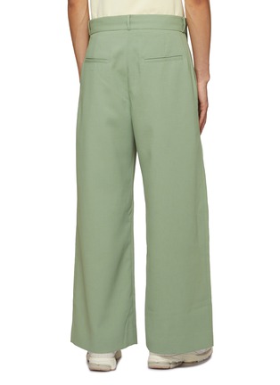 Back View - Click To Enlarge - RE: BY MAISON SANS TITRE - Pleated Wide Pants