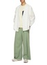 Figure View - Click To Enlarge - RE: BY MAISON SANS TITRE - Pleated Wide Pants