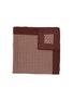 Main View - Click To Enlarge - STEFANOBIGI MILANO - Houndstooth Motif Wool Silk Pocket Square