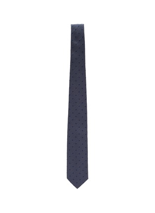 Figure View - Click To Enlarge - STEFANOBIGI MILANO - Polka Dot Embroidered Silk Tie