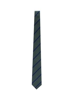 Figure View - Click To Enlarge - STEFANOBIGI MILANO - Striped Silk Tie