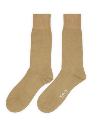 Main View - Click To Enlarge - PANTHERELLA - Tavener Cotton Long Ankle Socks