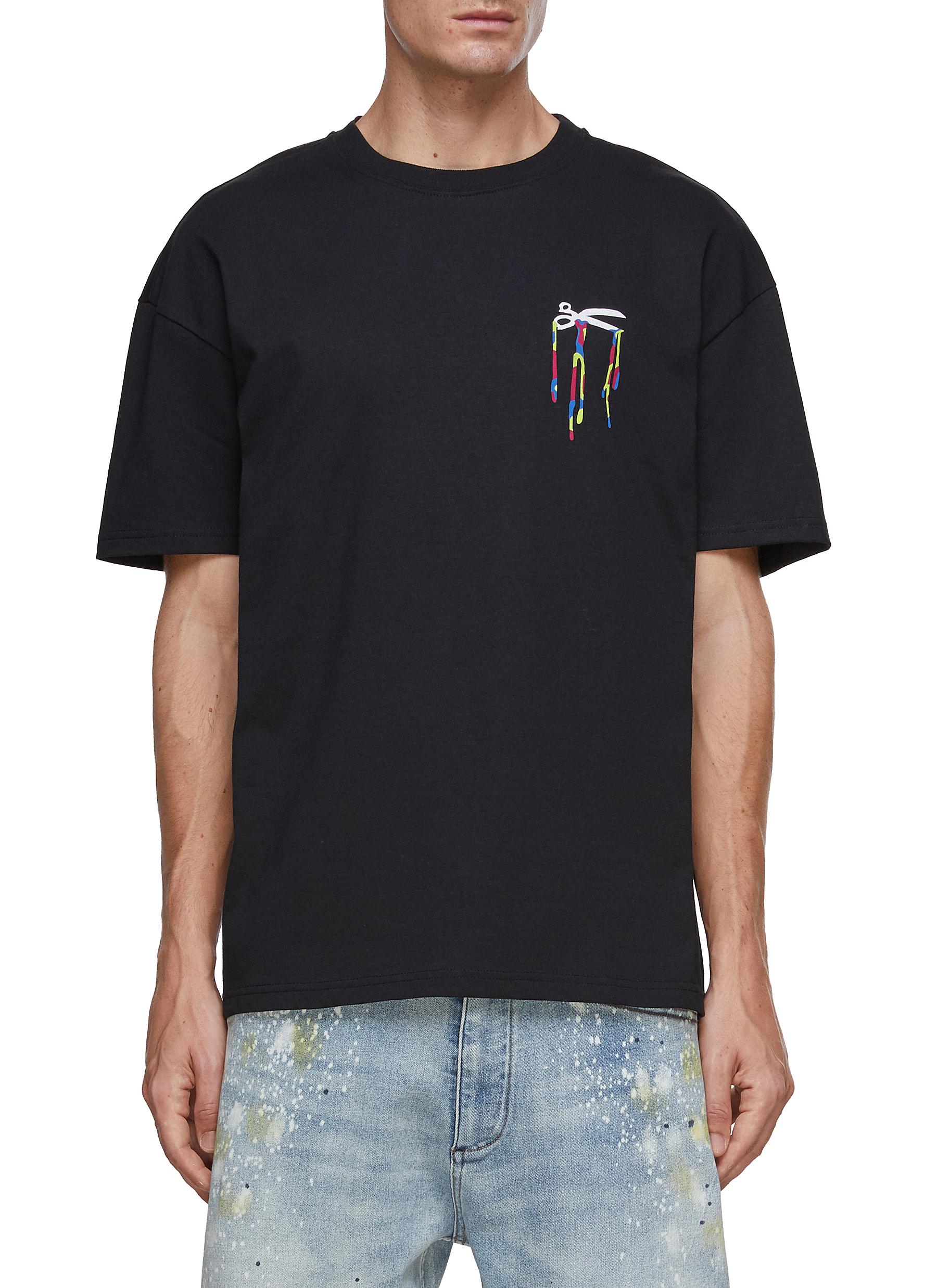 DRIP PRINTED T-SHIRT