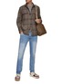 Figure View - Click To Enlarge - ISAIA - Dandy Chequered Wool Cashmere Shirt Jacket