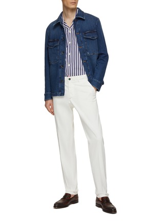 Figure View - Click To Enlarge - ISAIA - Flat Front Chino