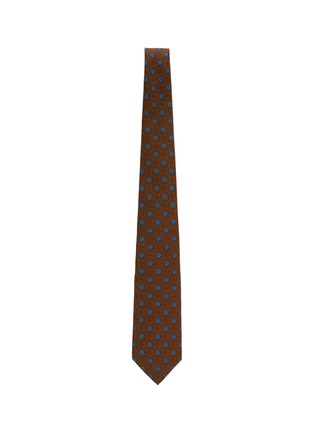 Figure View - Click To Enlarge - ISAIA - Floral Embroidered Silk Tie